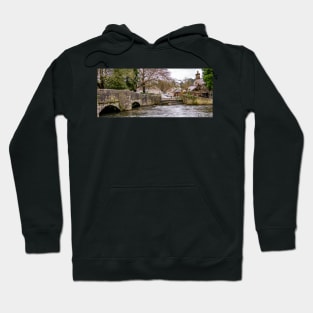 Sheepwash Bridge over the River Wye, Ashford in the Water, Derbyshire Hoodie